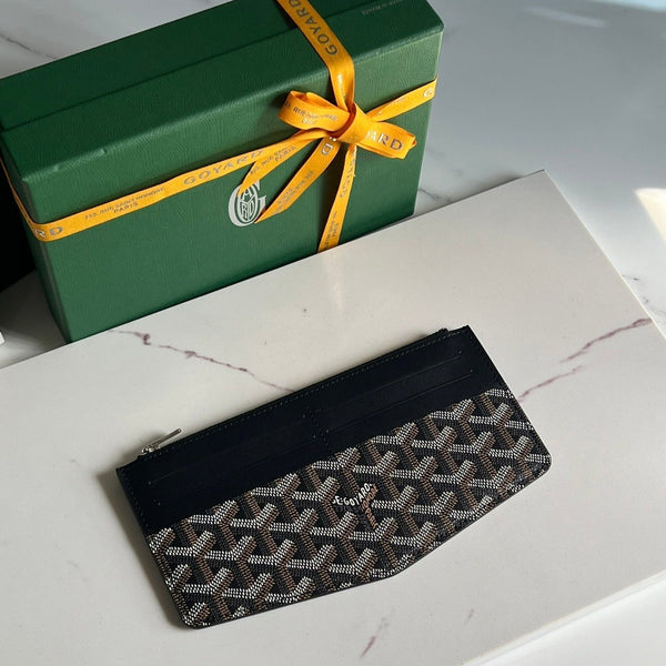 INSERT LOUISE 21 IN BLACK GOYARDINE CANVAS