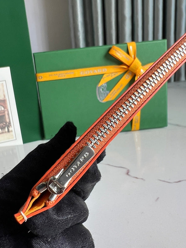 INSERTO LOUISE 21 IN TELA GOYARDINE ROSSO ARANCIONE