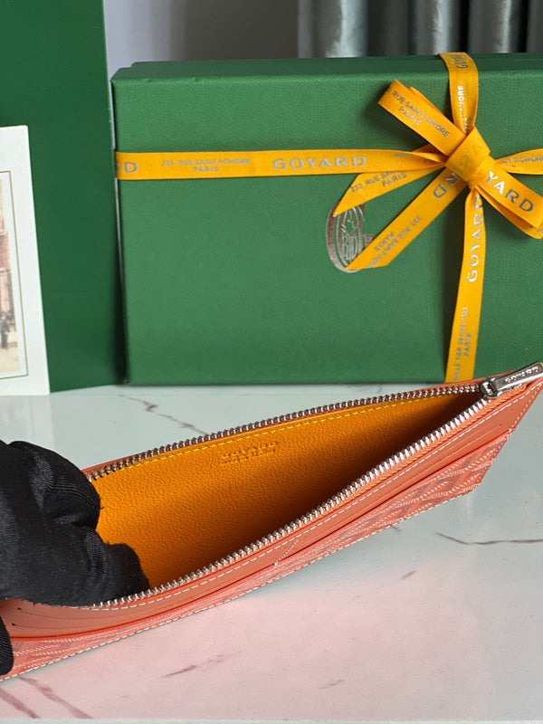 INSERTO LOUISE 21 IN TELA GOYARDINE ROSSO ARANCIONE