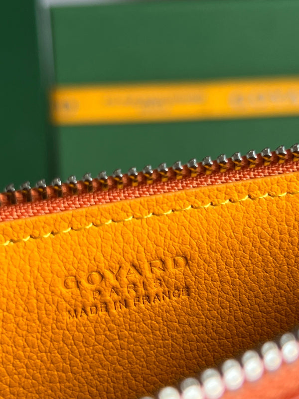 INSERTO LOUISE 21 IN TELA GOYARDINE ROSSO ARANCIONE