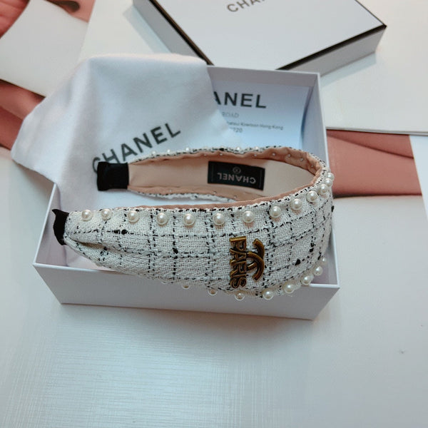SERRE-TÊTE EN TWEED BLANC 875864
