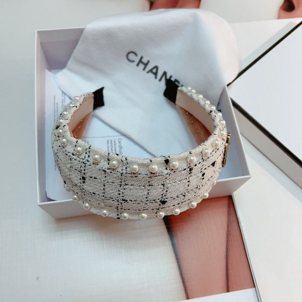 SERRE-TÊTE EN TWEED BLANC 875864