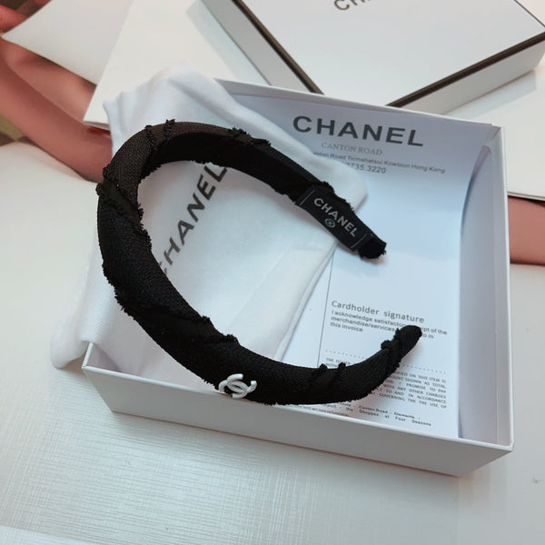 BLACK FABRIC HAIRBAND 876992