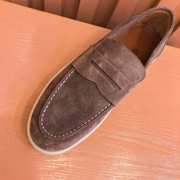 LP RETRO SUMMER WALK LOAFERS BROWN SUEDE