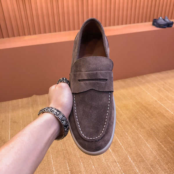 LP RETRO SUMMER WALK LOAFERS BROWN SUEDE