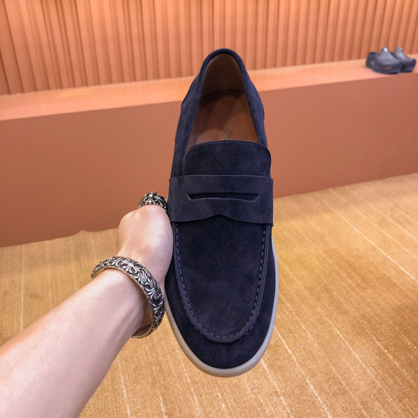 LP RETRO SUMMER WALK LOAFERS DENIM SUEDE
