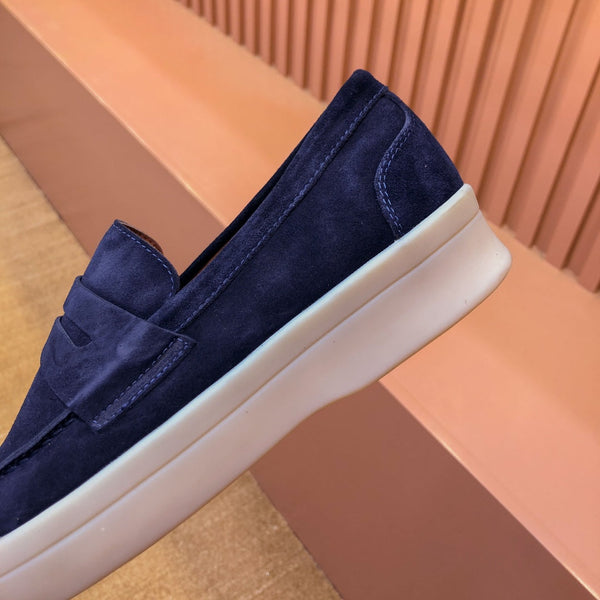 LP RETRO SUMMER WALK LOAFERS DENIM SUEDE