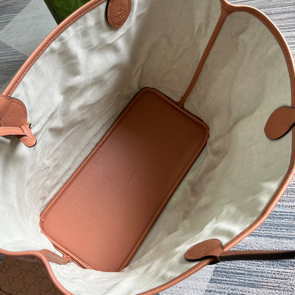 BORSA TOTE GG OPHIDIA GRANDE 40 IN TELA ROSA CHIARO