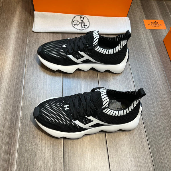 HM FLEX SLIP-ON SNEAKER BLACK WOVEN FABRIC