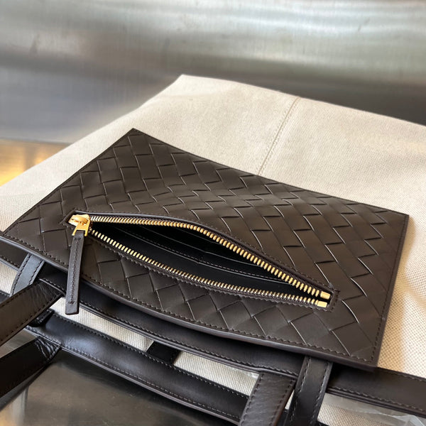 FLIP FLAP 30 IN WHITE CANVAS AND BLACK CALSKIN