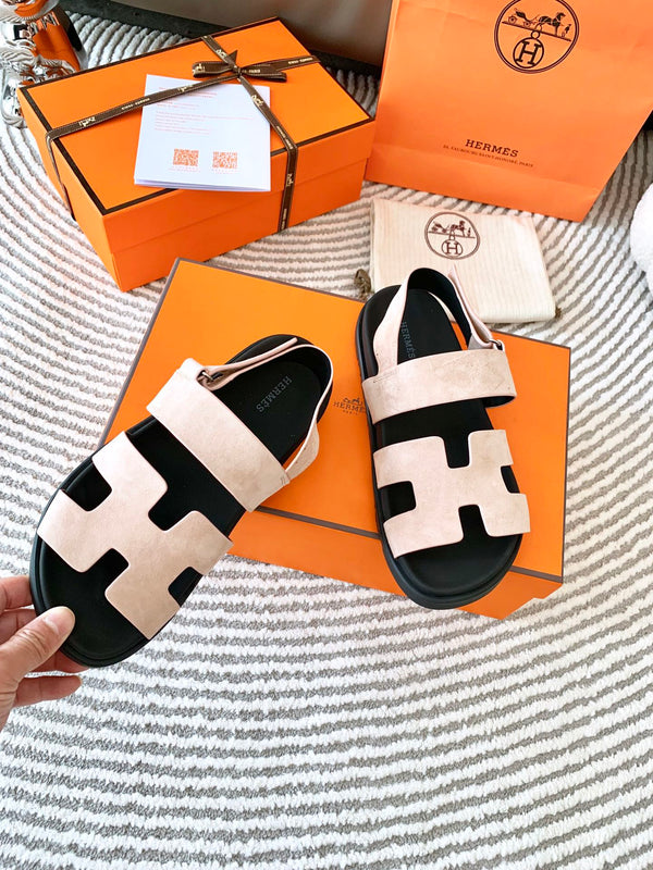 HM Genius Sandal Pastel Pink Suede 963539