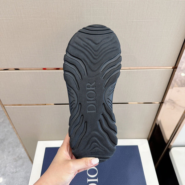 CD H-TOWN SANDAL BLACK AND WHITE JACQUARD