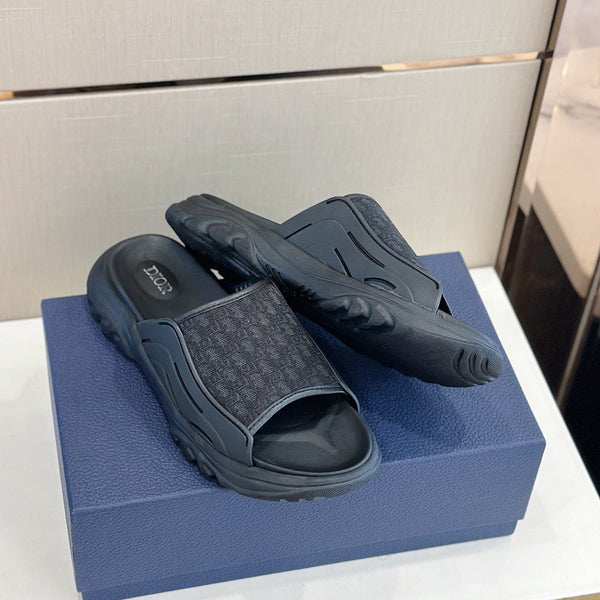 CD H-TOWN SANDAL BLACK JACQUARD