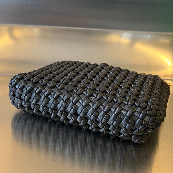 BORSA SARDINE 29 IN PELLE DI AGNELLO NERA