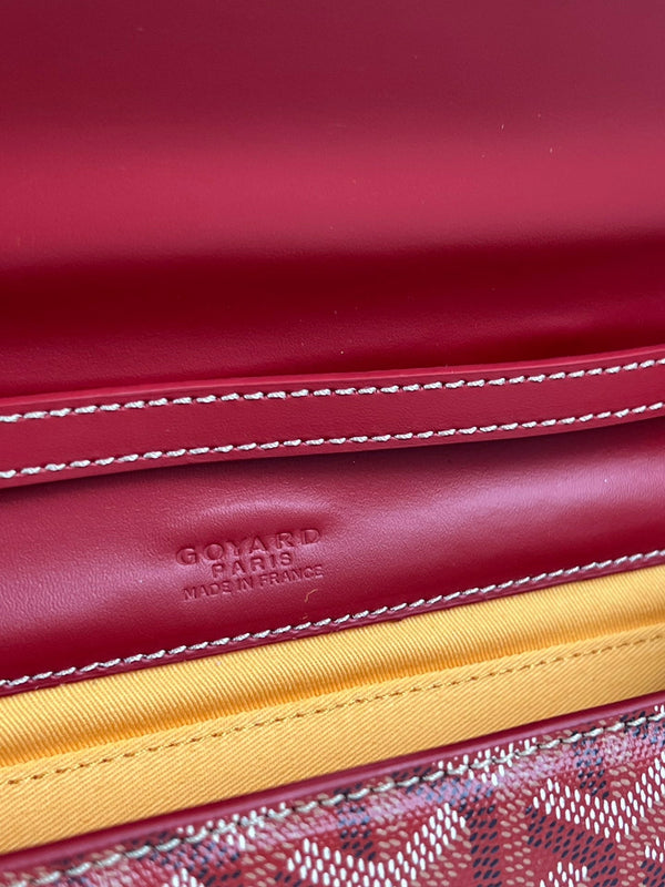 POCHETTE MONTE-CARLO PM 25 IN TELA GOYARDINE CLASSICA ROSSA