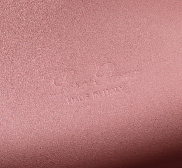 EXTRA BAG L27 IN BLUSH PINK GRAINED CALFSKIN WITH SILVER HARDWARE