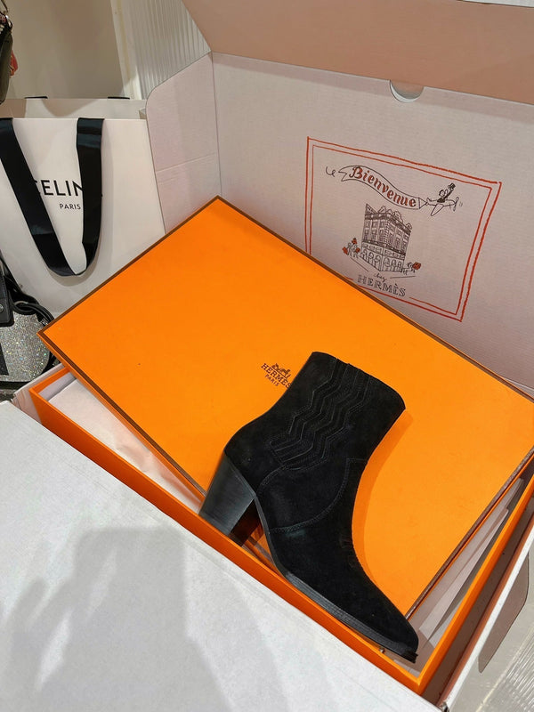 vegas ankle boot black suede