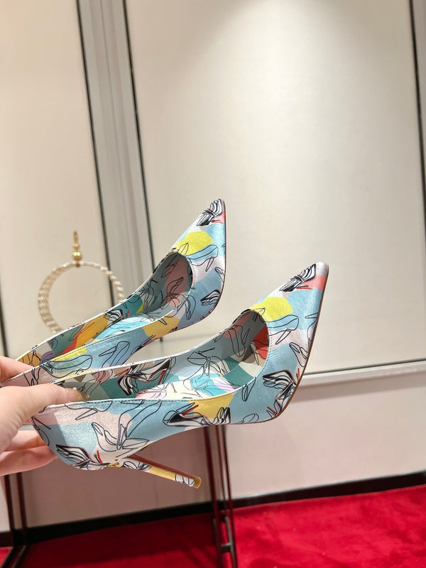 CL So Kate Pumps 120 mm Crepe Satin Multicolor