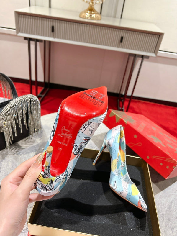 CL So Kate Pumps 120 mm Crepe Satin Multicolor