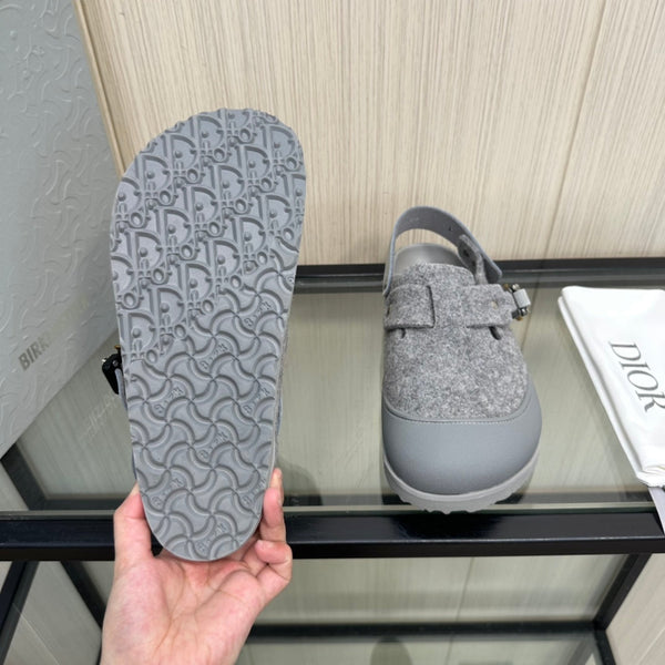 CD BIRKENSTOCK TOKIO MULE GRAY SUEDE