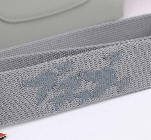 SAC NANO SMILE 18 EN VEAU LISSE GRIS HARBOR