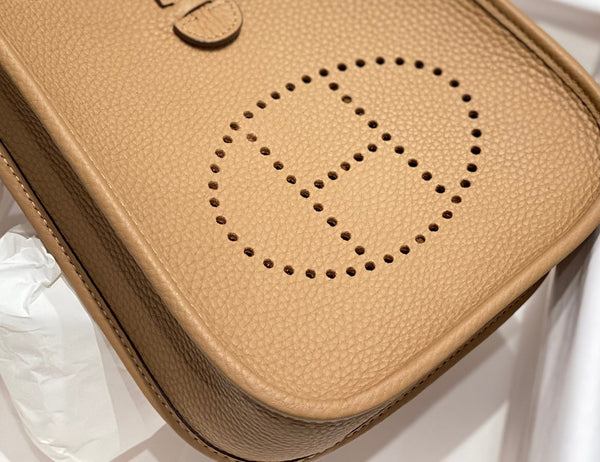 Mini Evelyne 18cm Brown Togo Shw