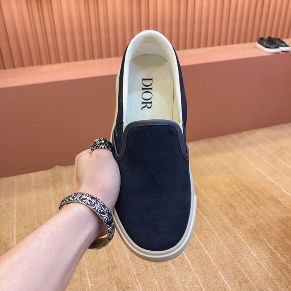 CD B101 DIAMOND LOAFER DENIM COLOR SUEDE