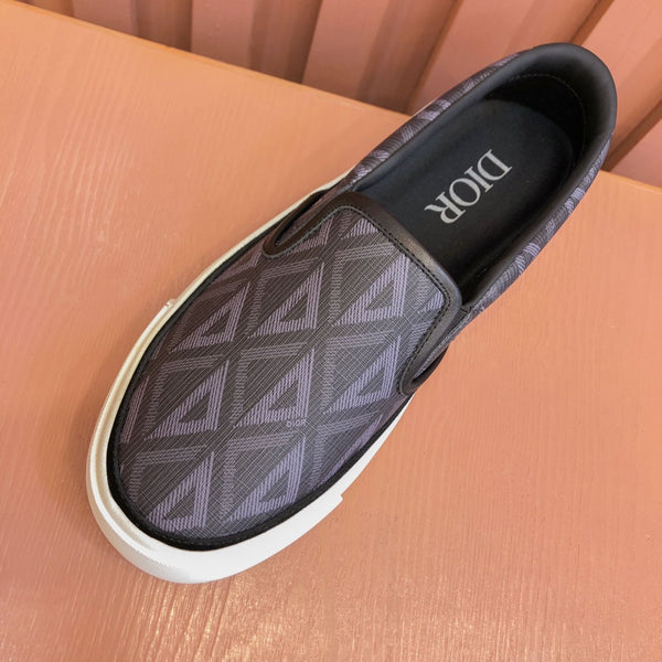 CD B101 DIAMOND LOAFER ASH AND PURPLE CANVAS