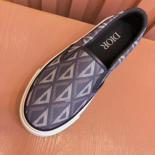 CD B101 DIAMOND LOAFER INDIGO CANVAS