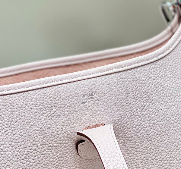 Evelyne 29cm Light Pink Togo Silver Hardware