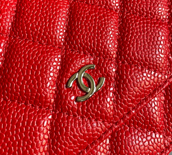 CC WOC 19 RED CAVIAR SILVER HARDWARE