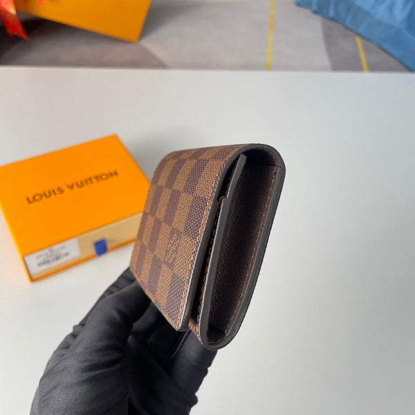 LV Enveloppe Carte De Visite Card Holder Damier Ebene Canvas 221500