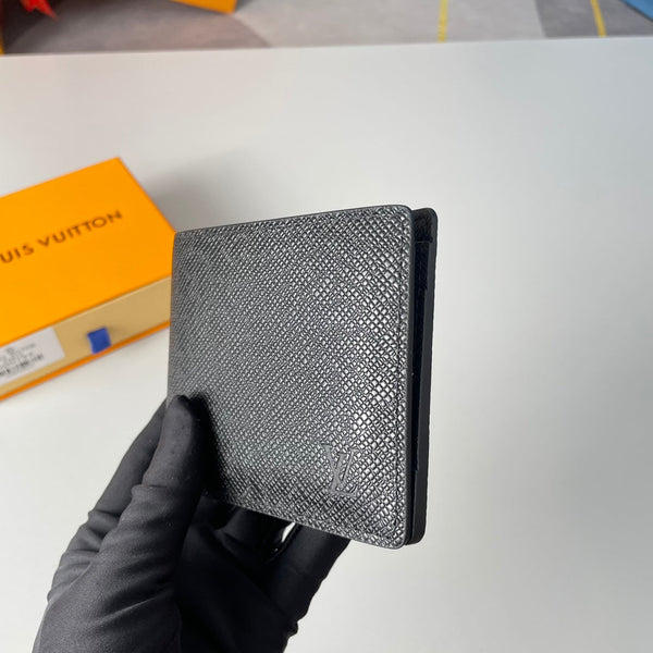 LV Enveloppe Carte De Visite Card Holder Black Epi Leather 221502