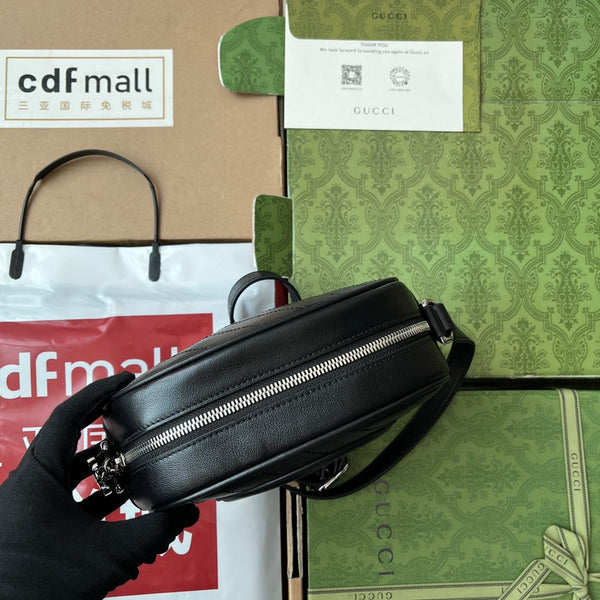 Gucci Blondie 20 Bag Black Leather 239976