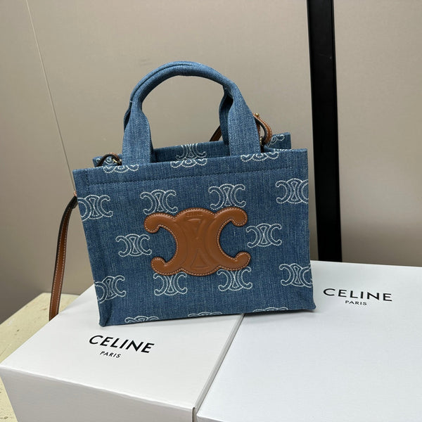PICCOLA CABAS THAIS BLU DENIM 25