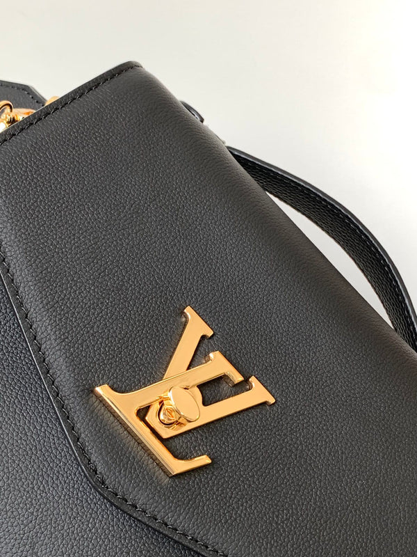 LV Oxford Bag 22cm Black Gold Cowhide 252069
