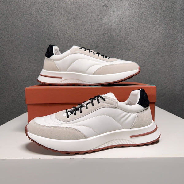 LP WEEKEND WALK SNEAKERS IN CAMOSCIO BIANCO