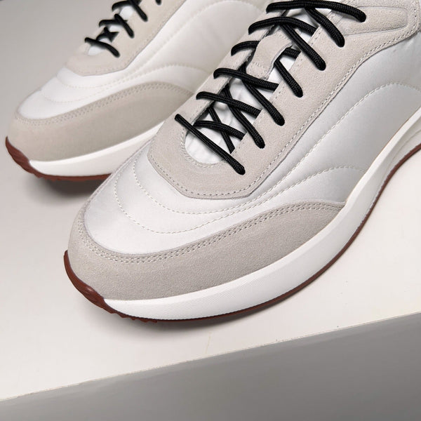 LP WEEKEND WALK SNEAKERS IN CAMOSCIO BIANCO