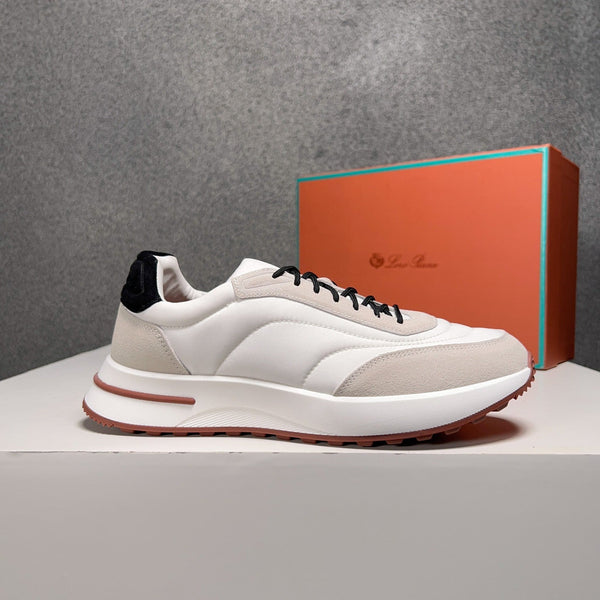 LP WEEKEND WALK SNEAKERS IN CAMOSCIO BIANCO