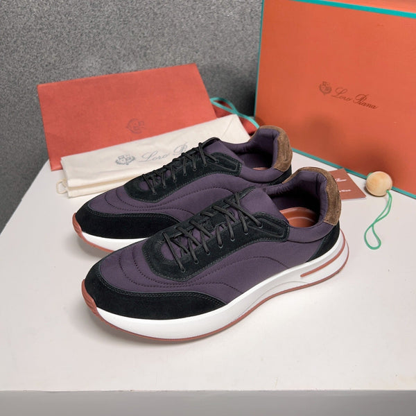 LP WEEKEND WALK SNEAKERS GRAPE AND BLACK SUEDE