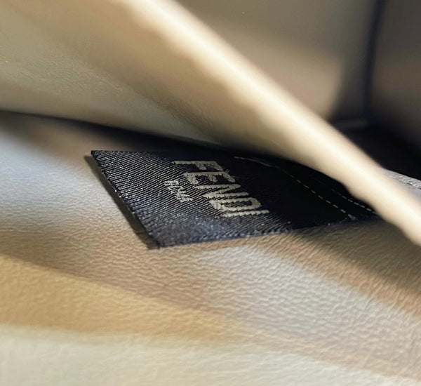 PEEKABOO ISEEU 27 IN MEDIUM BROWN INTERLACED CALFSKIN GOLD HARDWARE