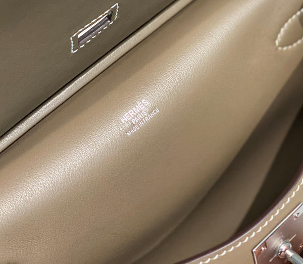 HM JYPSIÈRE MINI 23 TAN CALFSKIN HARDWARE ARGENTO