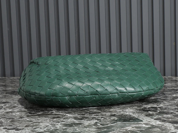 bv teen jodie 36cm dark green lambskin