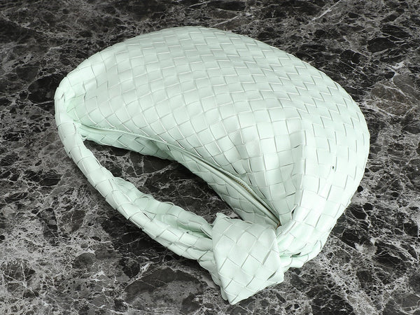 bv teen jodie 36cm light cloud blue lambskin