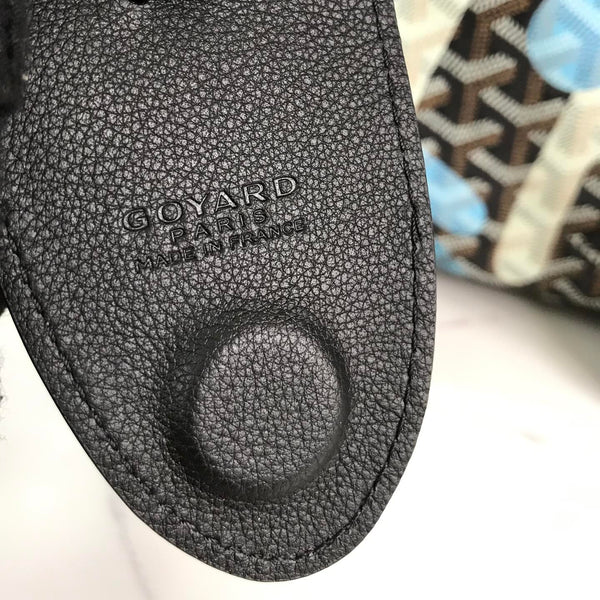 SAINT LOUIS PM BAG 34 IN BLUE LETTRES CAMOUFLAGE GOYARDINE CANVAS