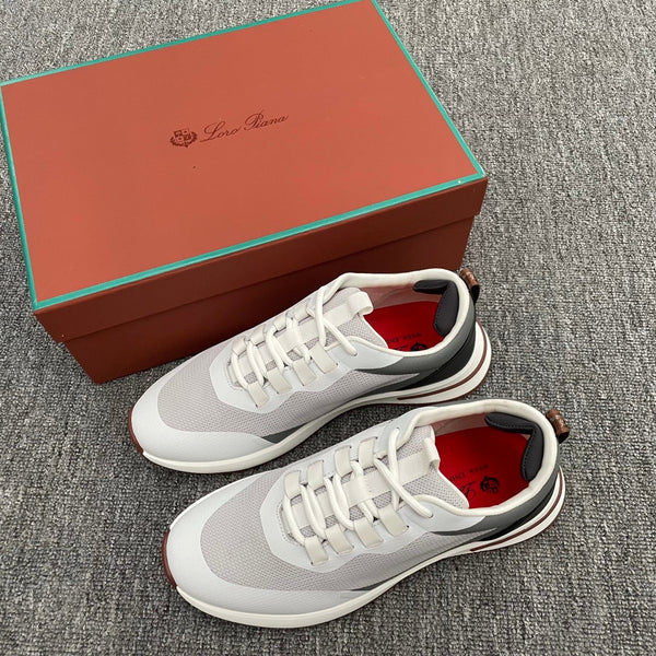 LP BRUNELLO SNEAKERS MULTI-NUVOLA E GRIGIO MESH IN PELLE DI VITELLO