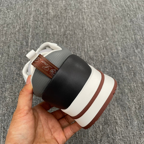 LP BRUNELLO SNEAKERS MULTI-NUVOLA E GRIGIO MESH IN PELLE DI VITELLO