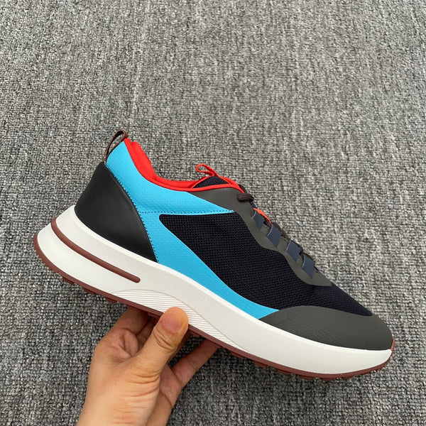 LP BRUNELLO SNEAKERS MULTI - CANDY AND BLACK MESH CALFSKIN