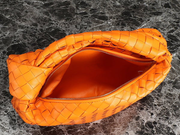 bv teen jodie 36cm orange lambskin