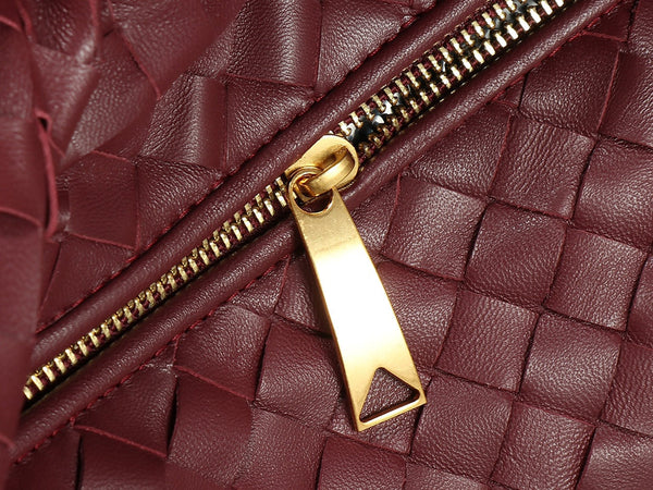 bv teen jodie 36cm burgundy lambskin